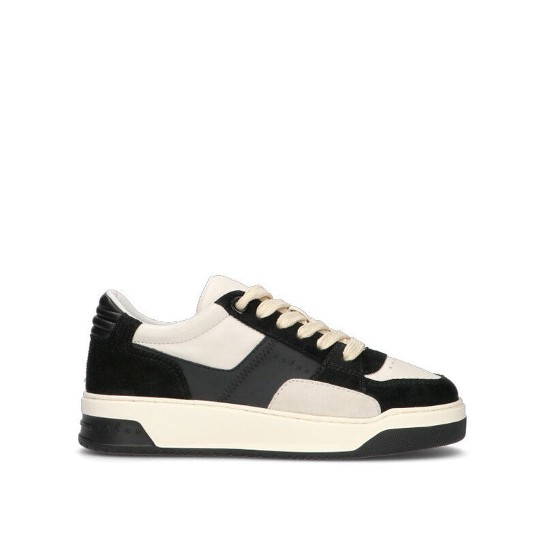 HOGAN Sneaker uomo nera/bianca in suede