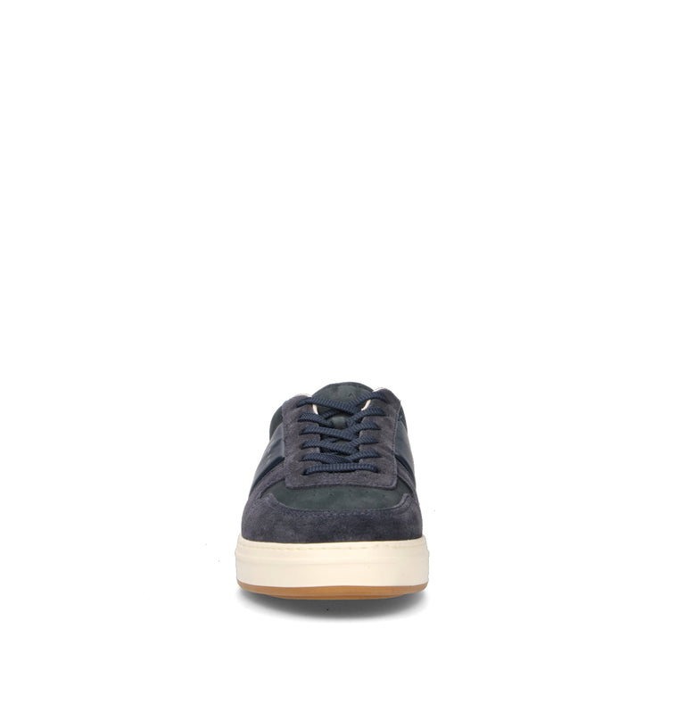 HOGAN Sneaker uomo blu in suede