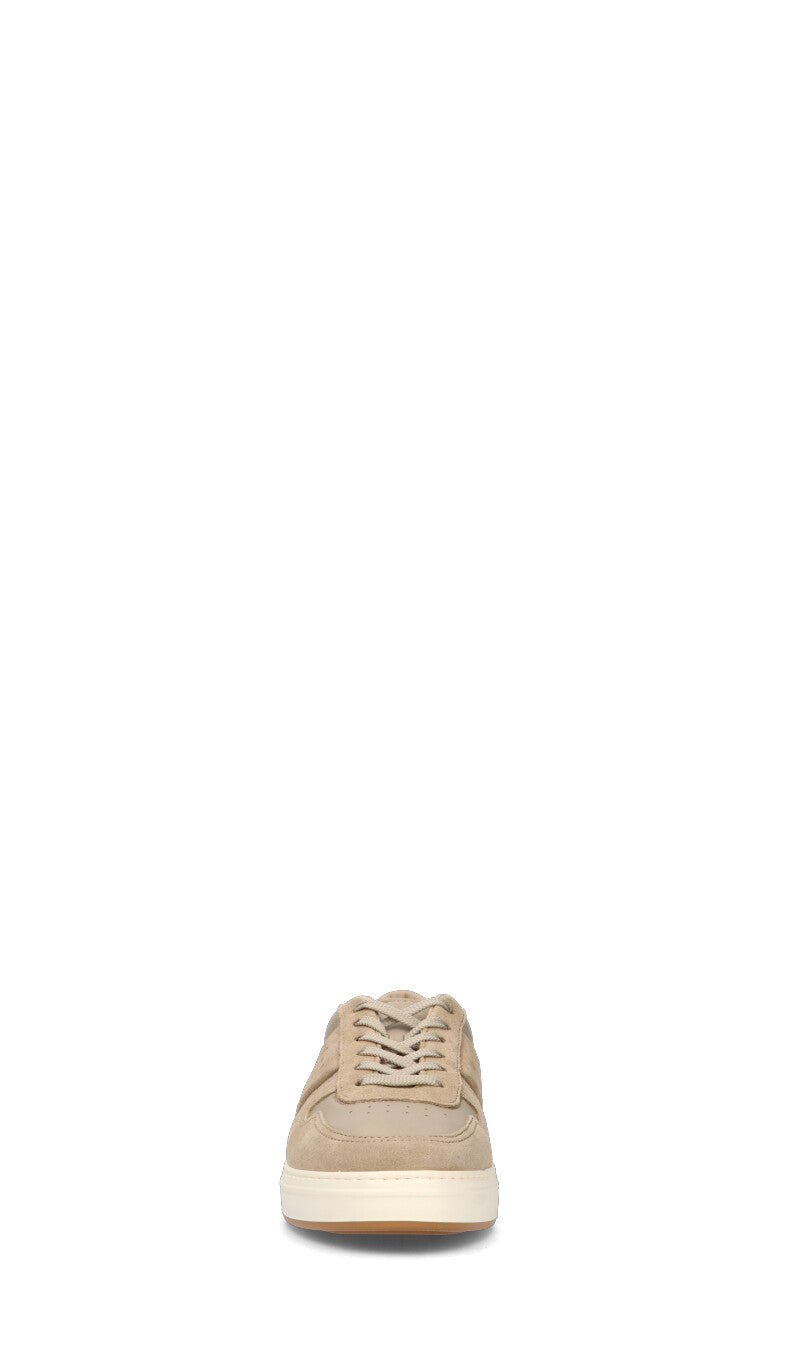 HOGAN Sneaker uomo beige in suede