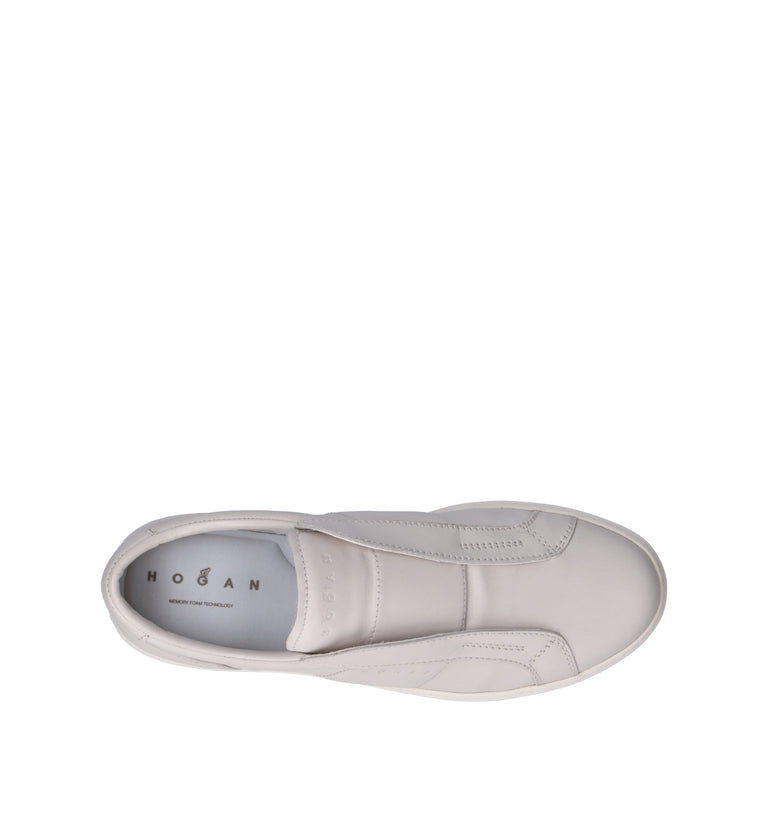 HOGAN H-TV Sneaker uomo bianca yogurt in pelle