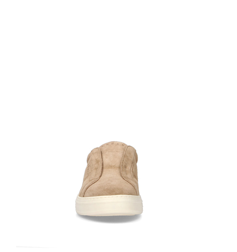 HOGAN H668 Sneaker uomo biscotto in suede
