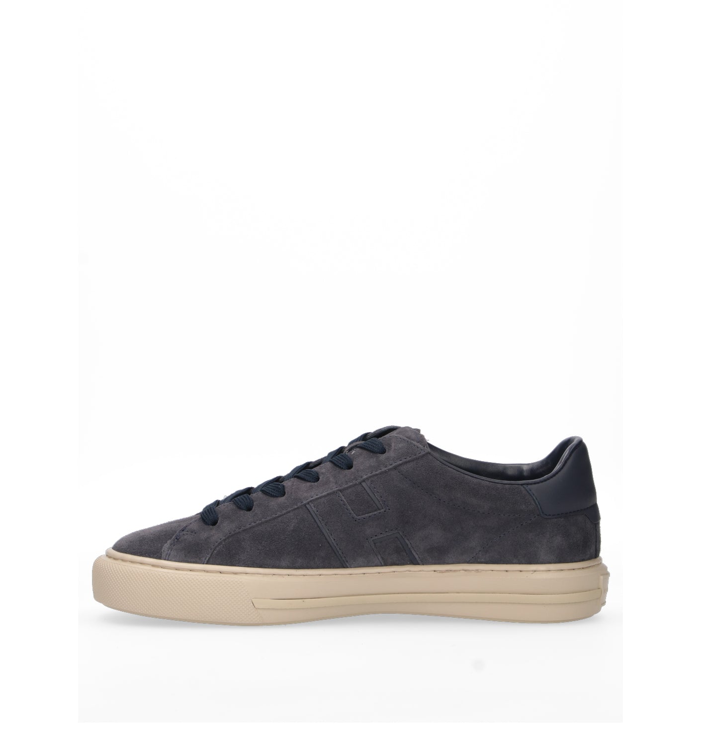 HOGAN H691 Sneaker uomo blu in suede