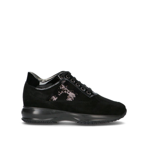 HOGAN - INTERACTIVE Sneaker donna nera in pelle