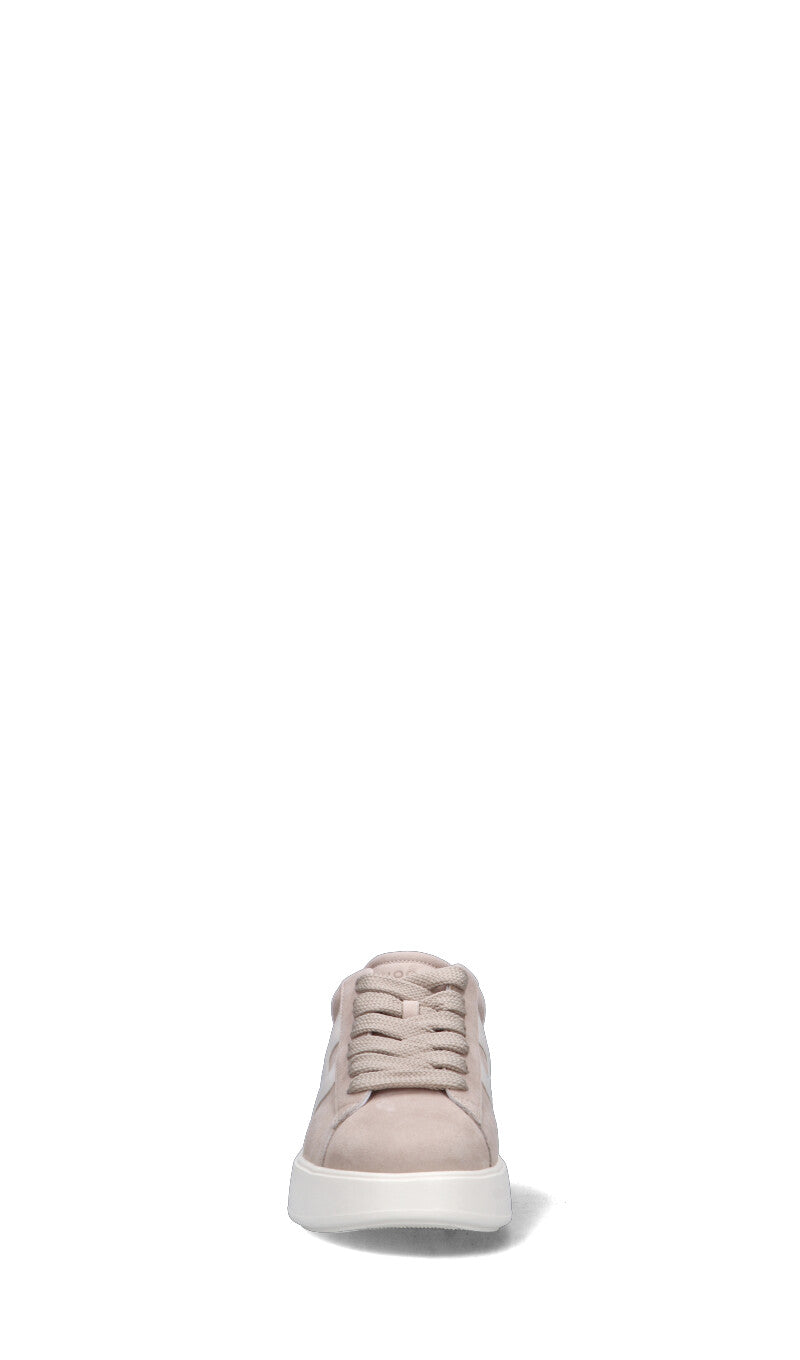 HOGAN Sneaker donna beige in suede