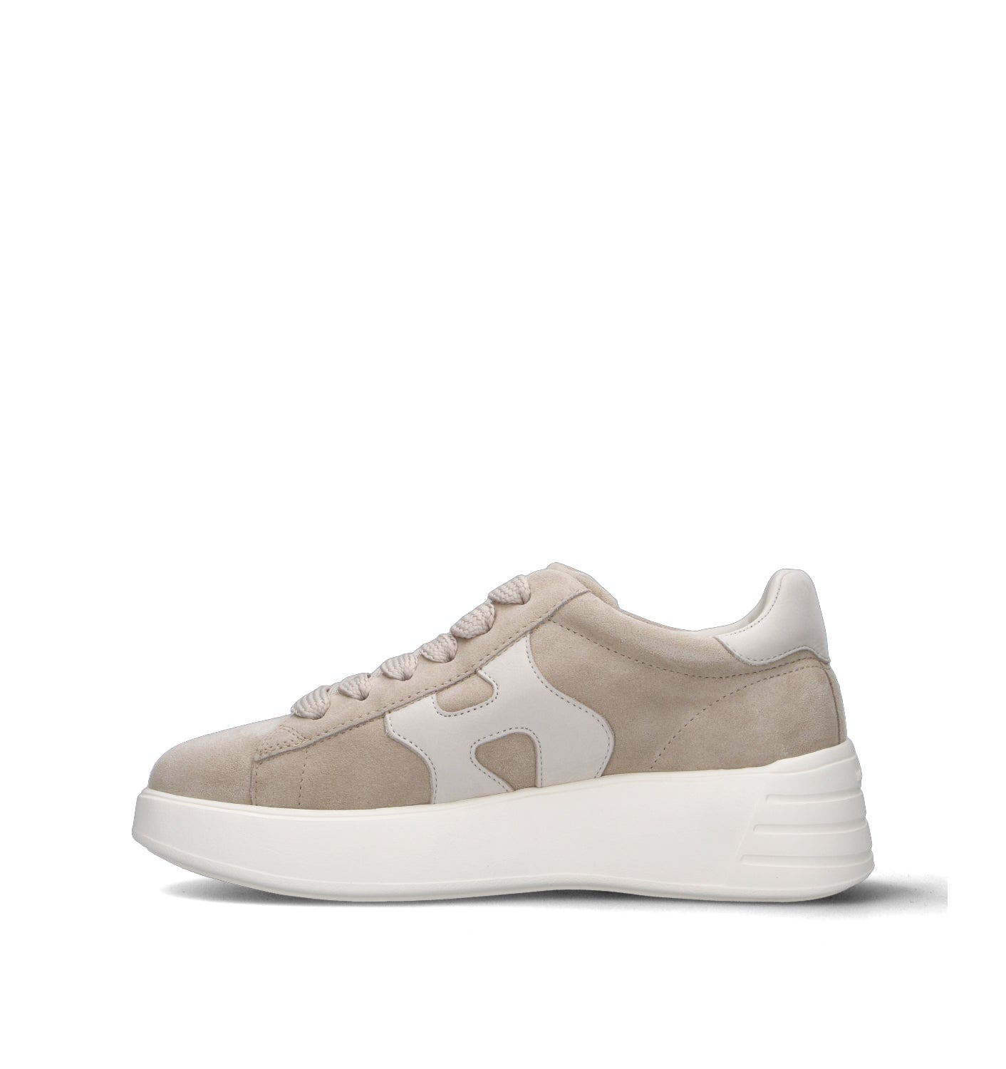 HOGAN REBEL Sneaker donna beige in suede