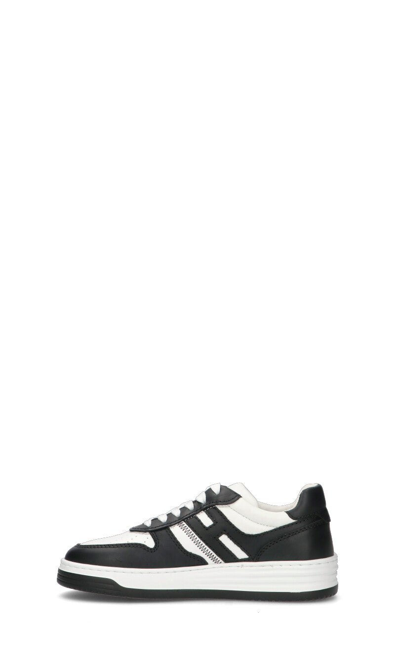 HOGAN - H630 Sneaker donna nera/bianca in pelle