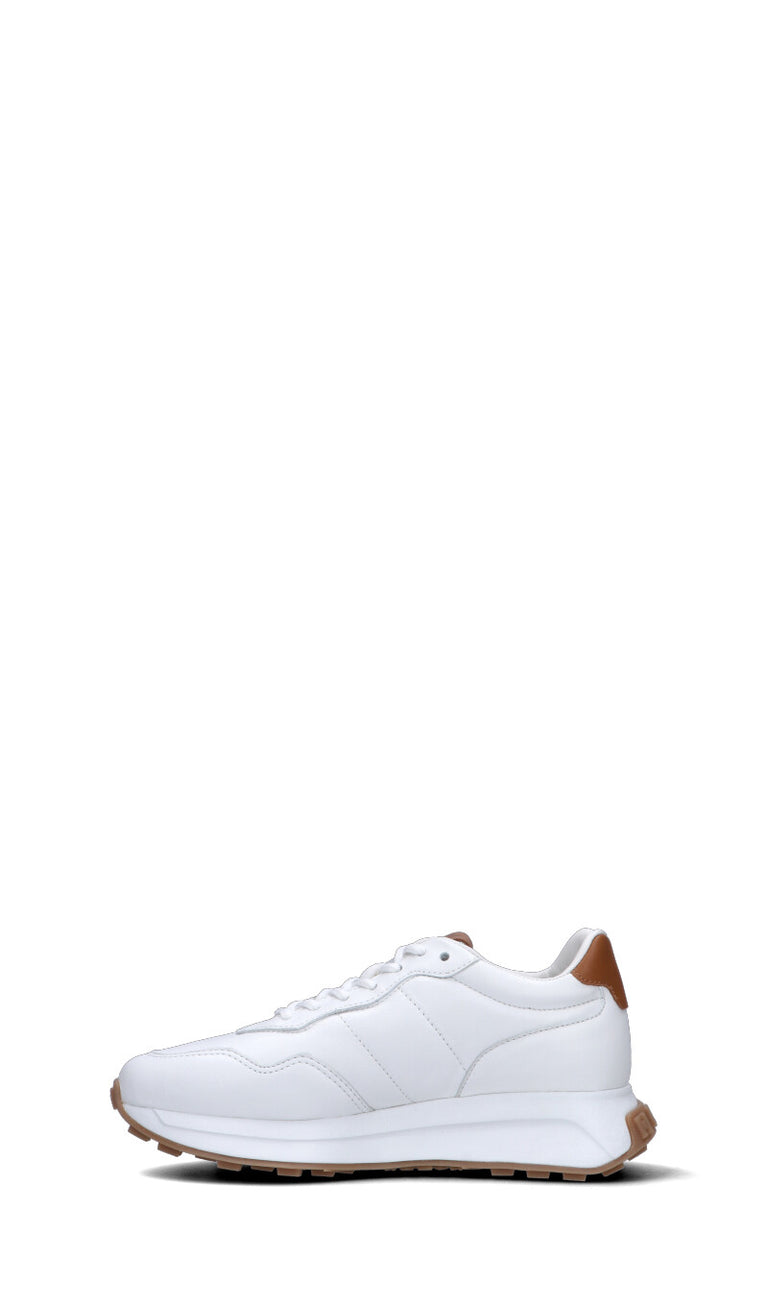 HOGAN Sneaker donna bianca/marrone in pelle