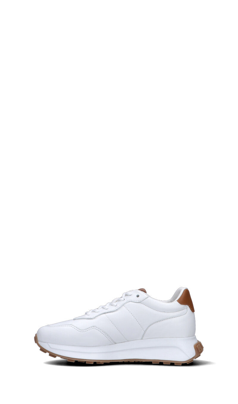 HOGAN Sneaker donna bianca/marrone in pelle