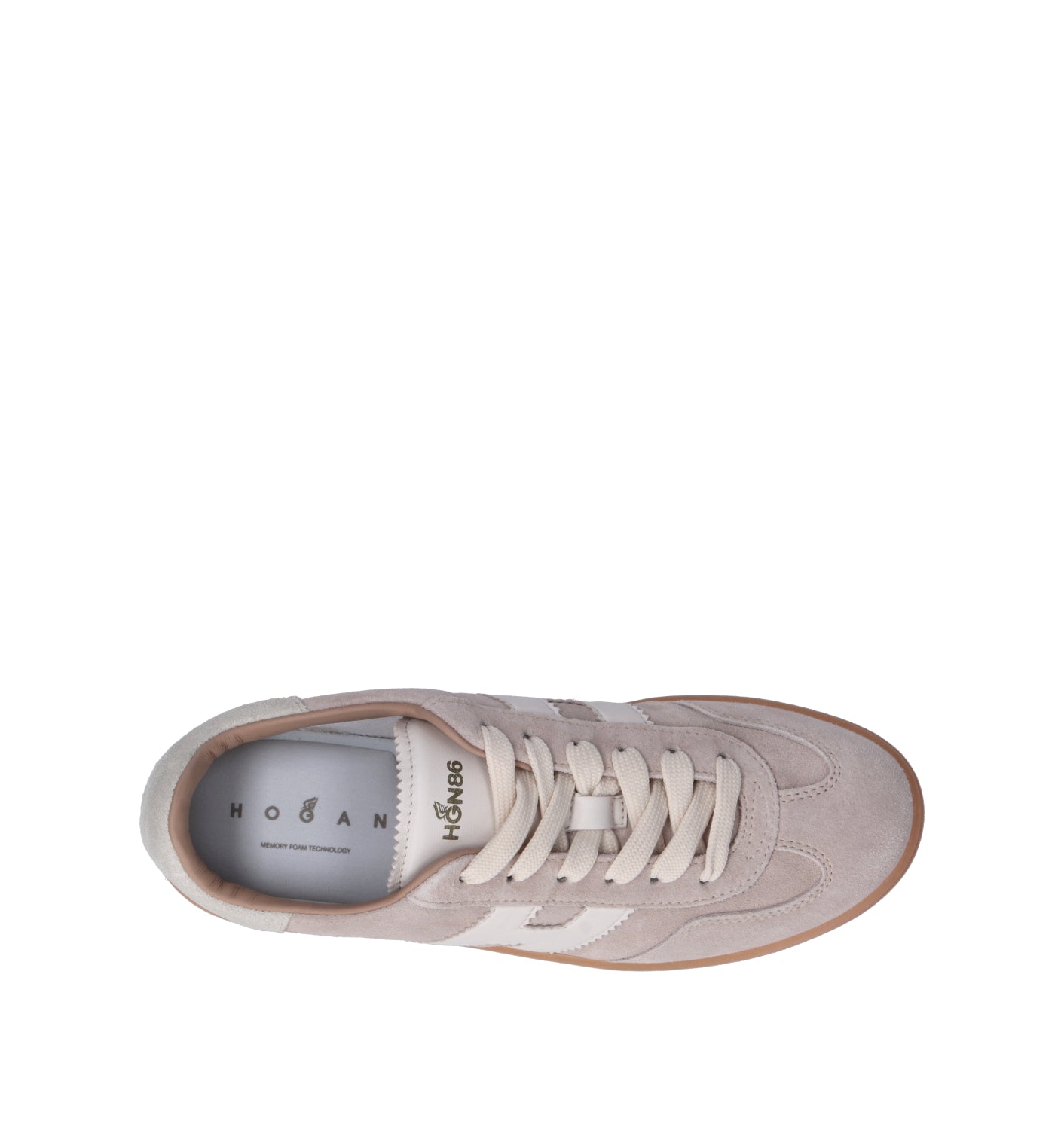 HOGAN COOL Sneaker donna beige in pelle