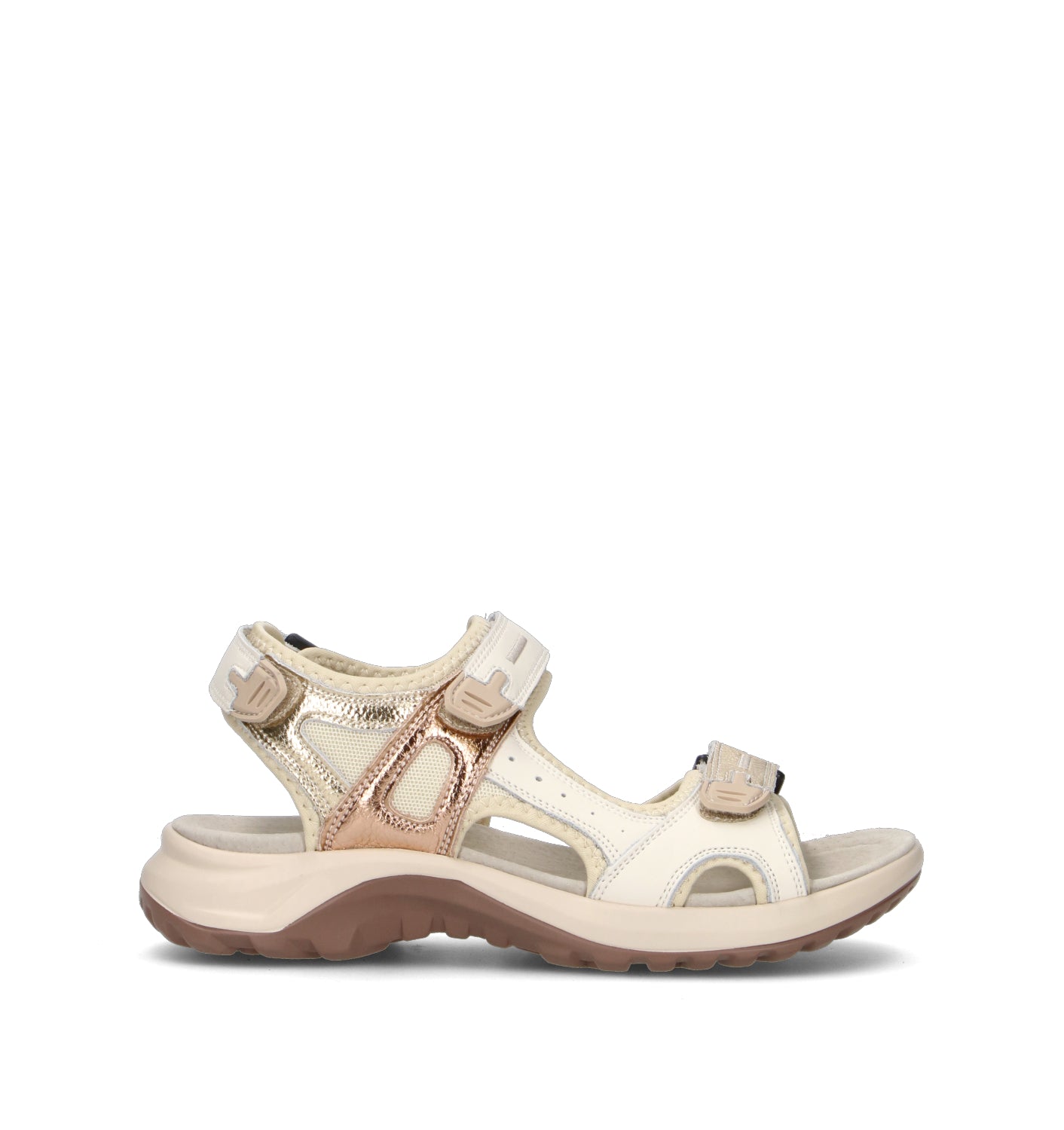 TOO LIKE Sandalo donna beige in pelle