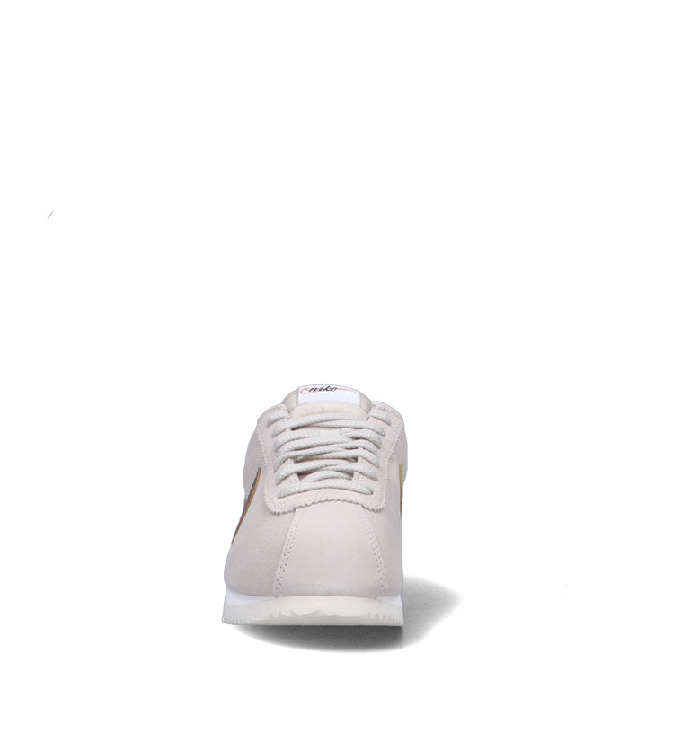 NIKE CORTEZ Sneaker donna bianca/marrone in suede