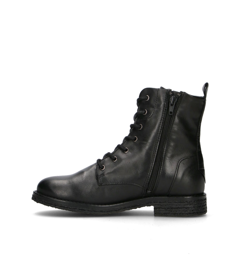 CREATOR Polacco donna nero in pelle