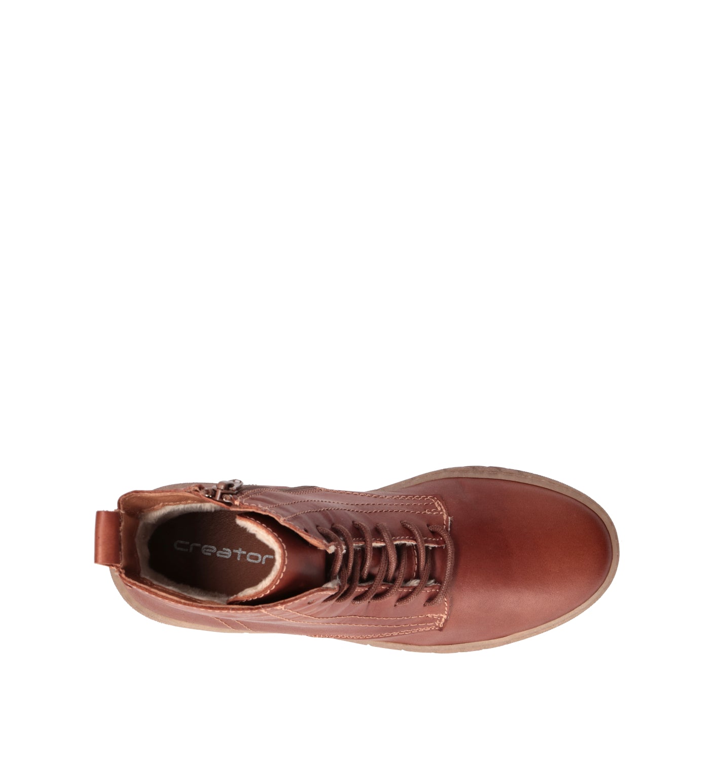 CREATOR Polacco donna marrone in pelle