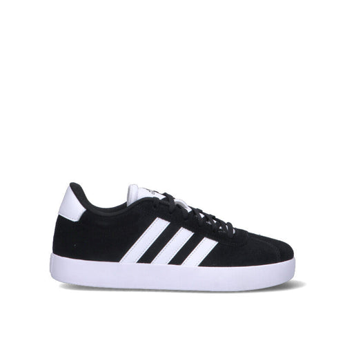 ADIDAS Sneaker ragazzo nera e bianca in suede