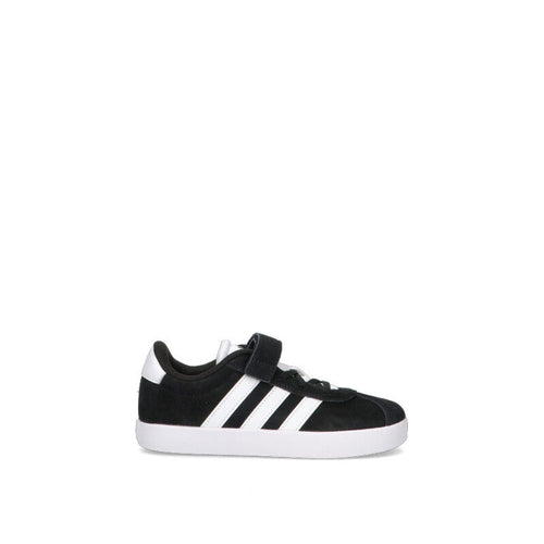 ADIDAS - VL COURT 3.0 EL C Sneaker bimbo nera in suede