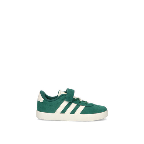 ADIDAS VL COURT 3.0 EL C Sneaker bimbo verde in suede