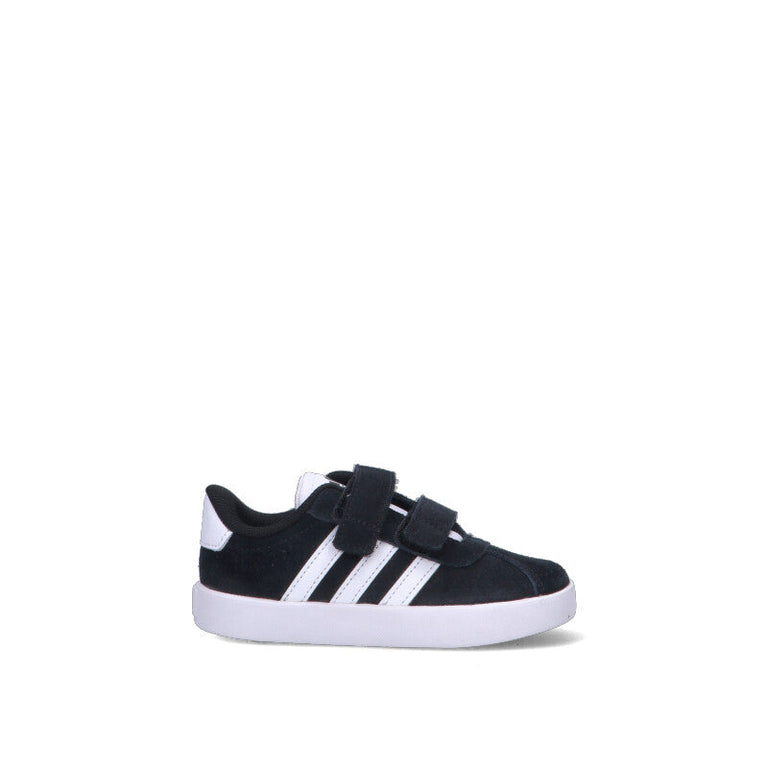ADIDAS VL COURT 3.0 CF I Sneaker bimbo nera in suede
