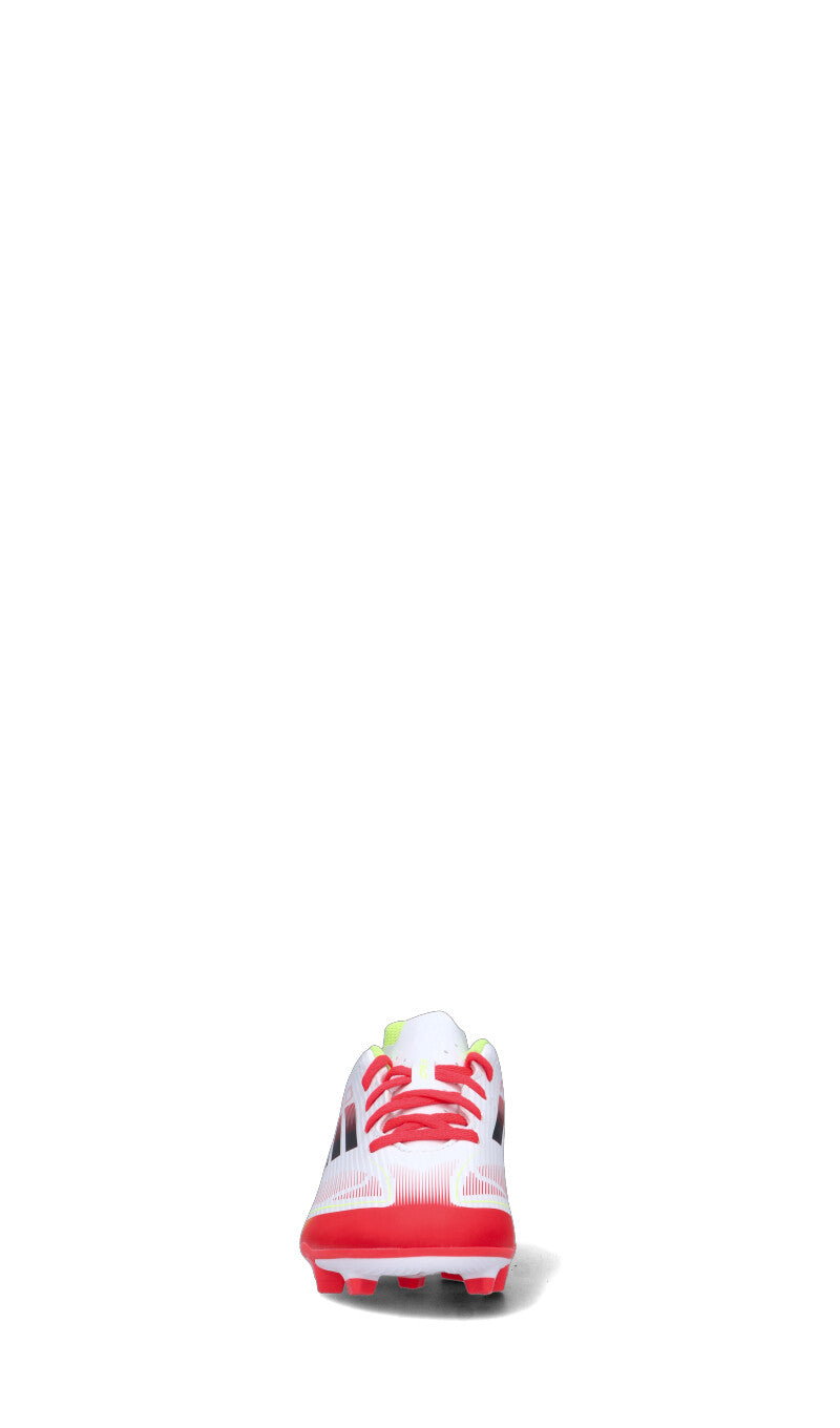 ADIDAS - F50 CLUB FG/MG J Scarpa calcio ragazzo bianca/rossa