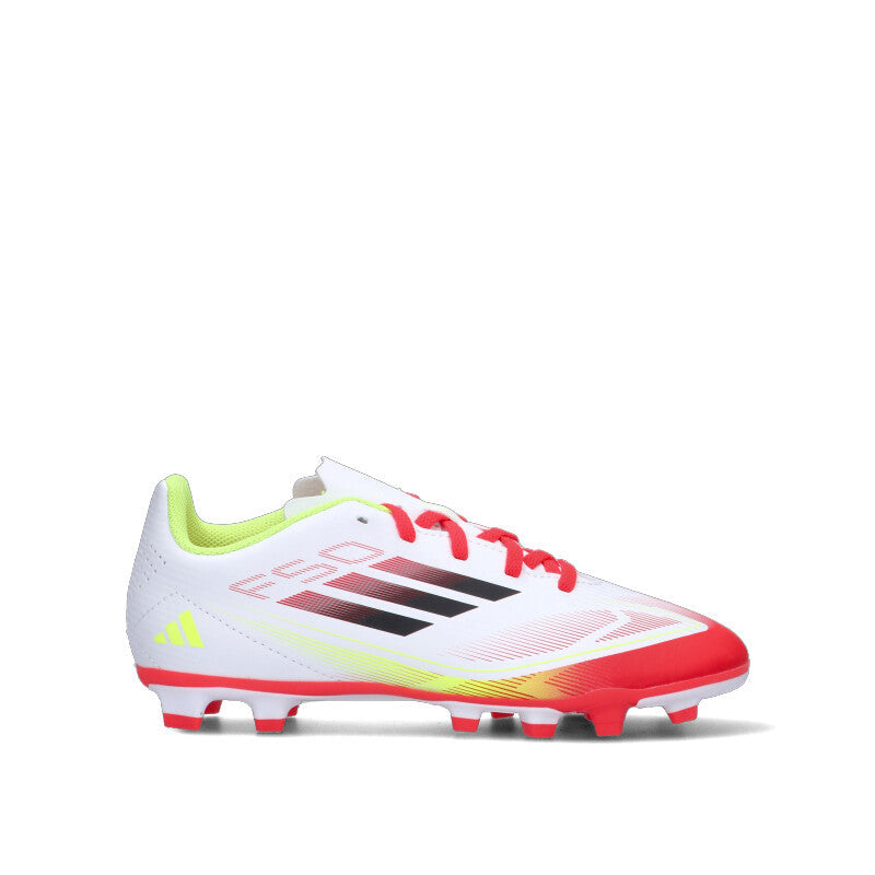 ADIDAS - F50 CLUB FG/MG J Scarpa calcio ragazzo bianca/rossa