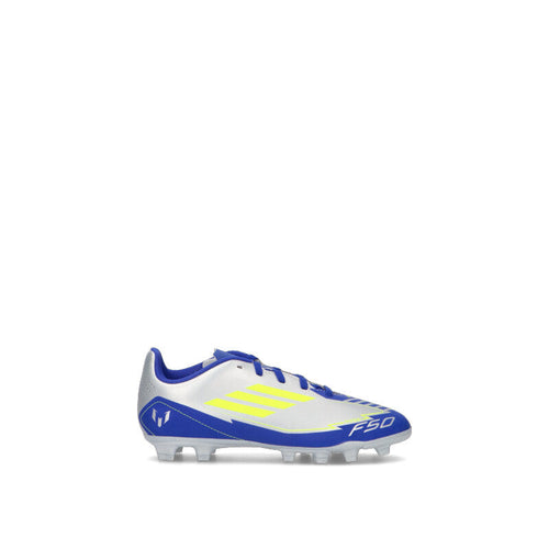 ADIDAS F50 CLUB FG/MG J MESSI Scarpa calcio bimbo argento/blu