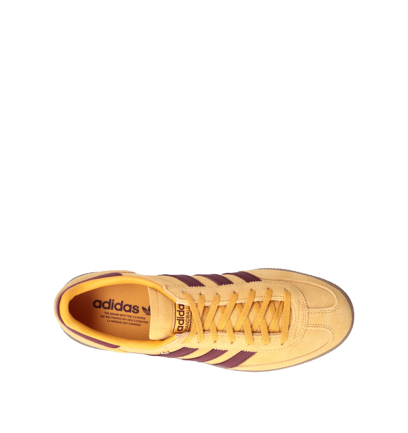 ADIDAS HANDBALL SPEZIAL W Sneaker donna yellow/shadow red in suede