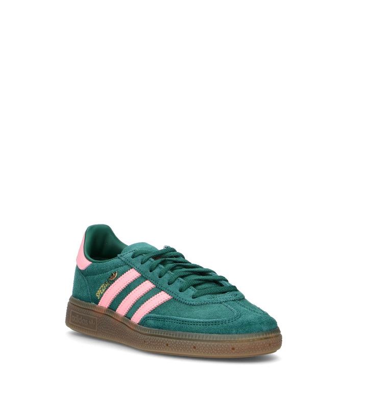 ADIDAS HANDBALL SPEZIAL W Sneaker donna verde/rosa in suede