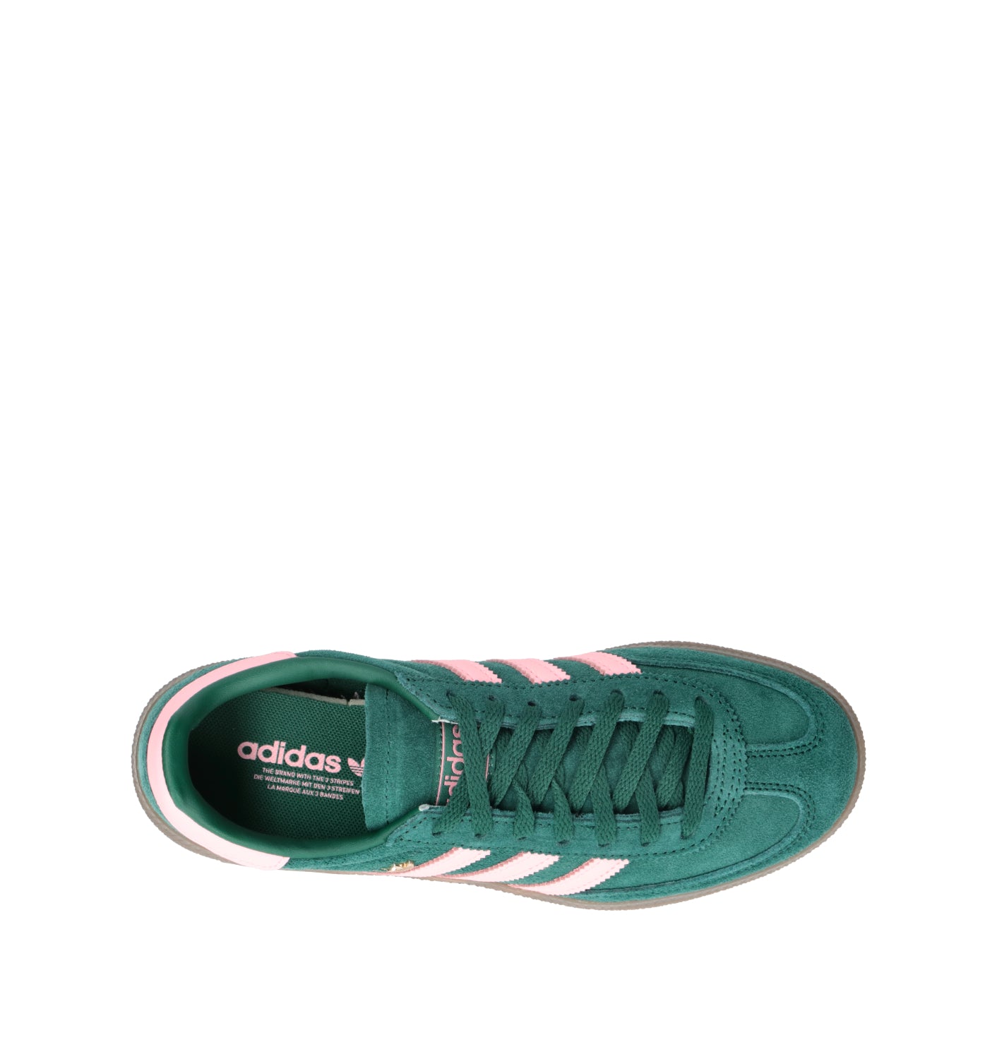 ADIDAS HANDBALL SPEZIAL W Sneaker donna verde/rosa in suede