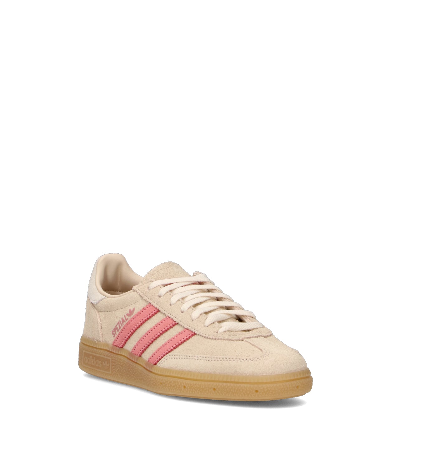 ADIDAS HANDBALL SPEZIAL W Sneaker donna beige/rosa in suede
