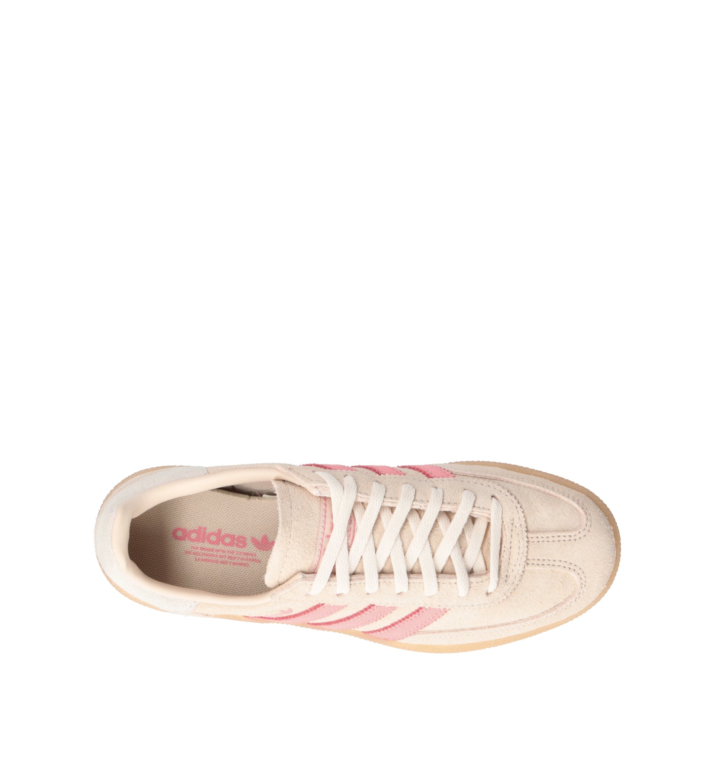 ADIDAS HANDBALL SPEZIAL W Sneaker donna beige/rosa in suede