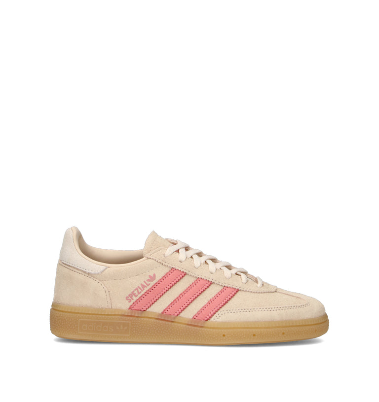 ADIDAS HANDBALL SPEZIAL W Sneaker donna beige/rosa in suede