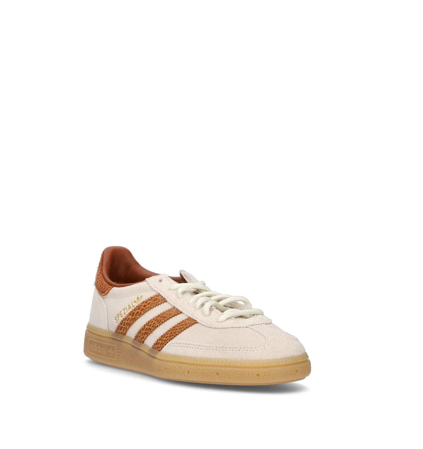 ADIDAS HANDBALL SPEZIAL W Sneaker donna bianca in suede