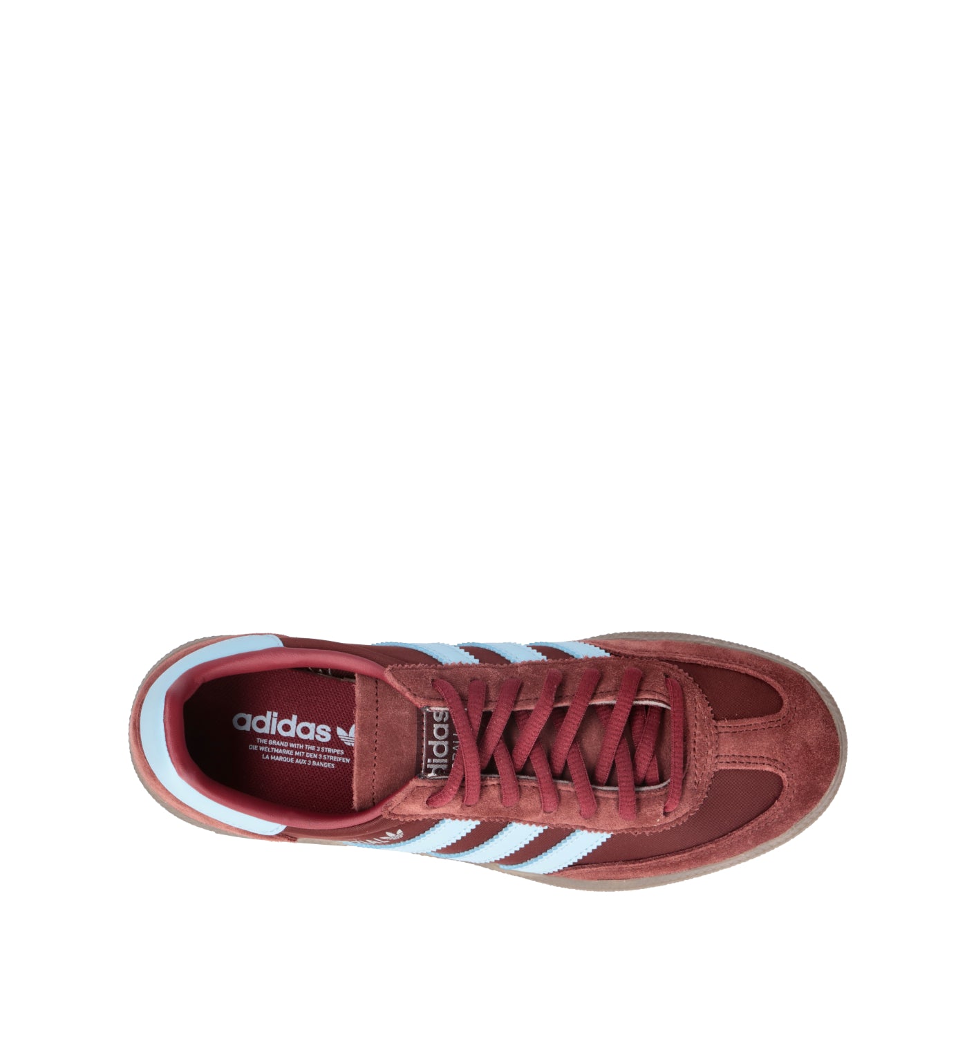 ADIDAS HANDBALL SPEZIAL Sneaker donna bordeaux/azzurra