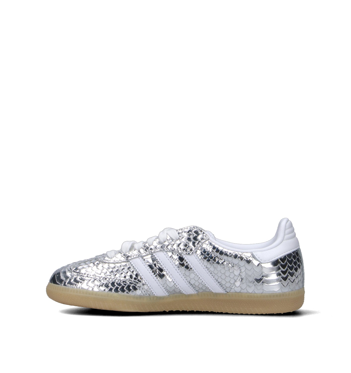 ADIDAS SAMA OG W Sneaker donna argento in pelle