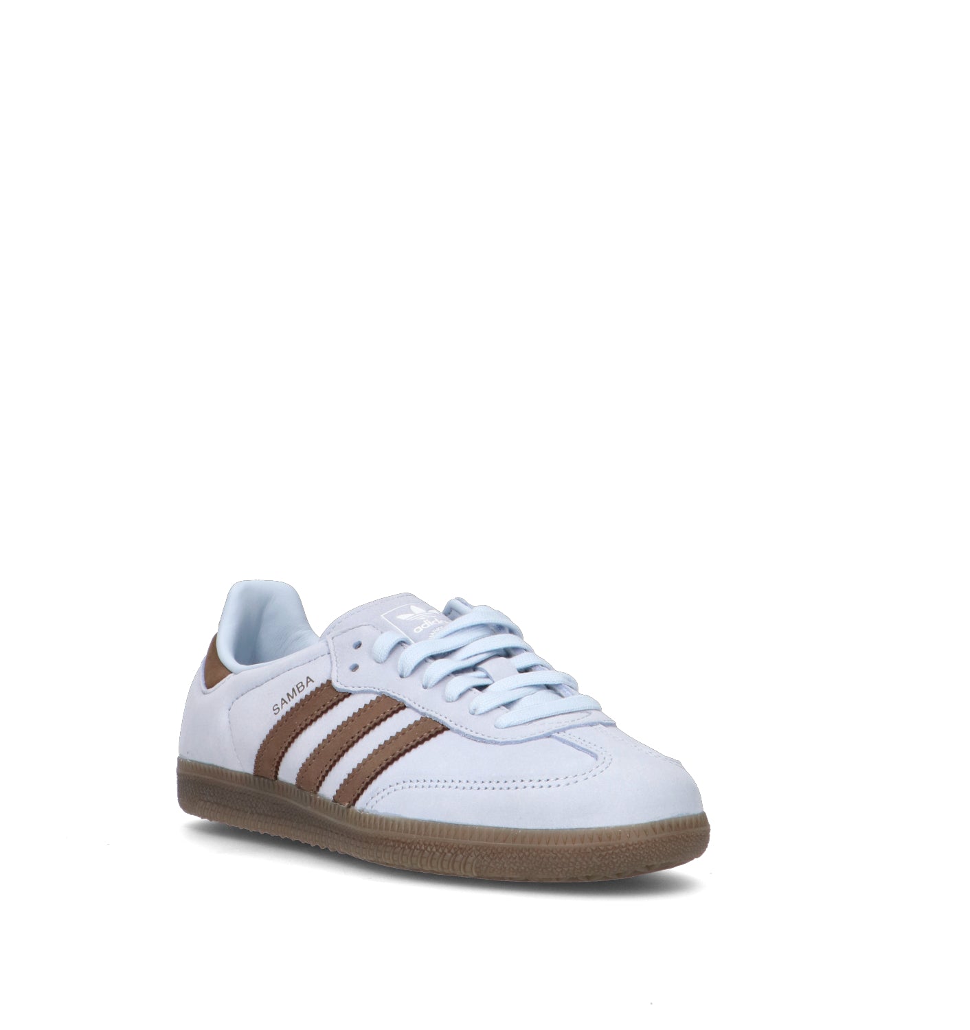 ADIDAS SAMBA OG W Sneaker donna azzurra in nabuk