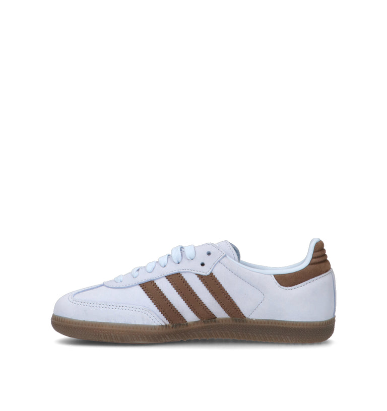 ADIDAS SAMBA OG W Sneaker donna azzurra in nabuk