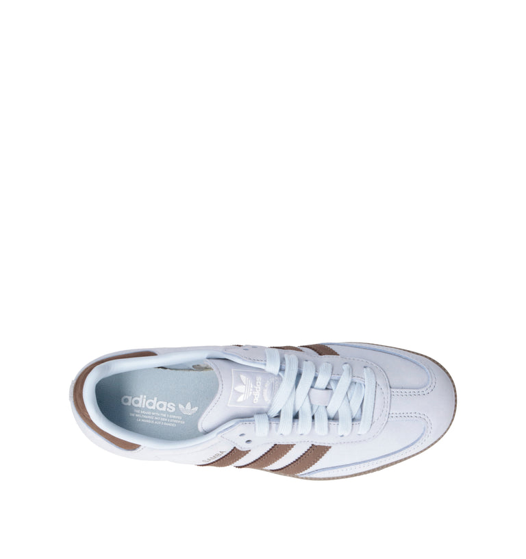 ADIDAS SAMBA OG W Sneaker donna azzurra in nabuk