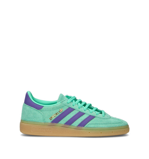 ADIDAS HANDBALL SPEZIAL W Sneaker donna verde/viola in suede