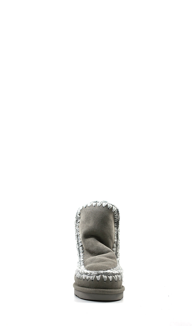MOU ESKIMO INNER WEDGE Stivaletto donna grigio in suede