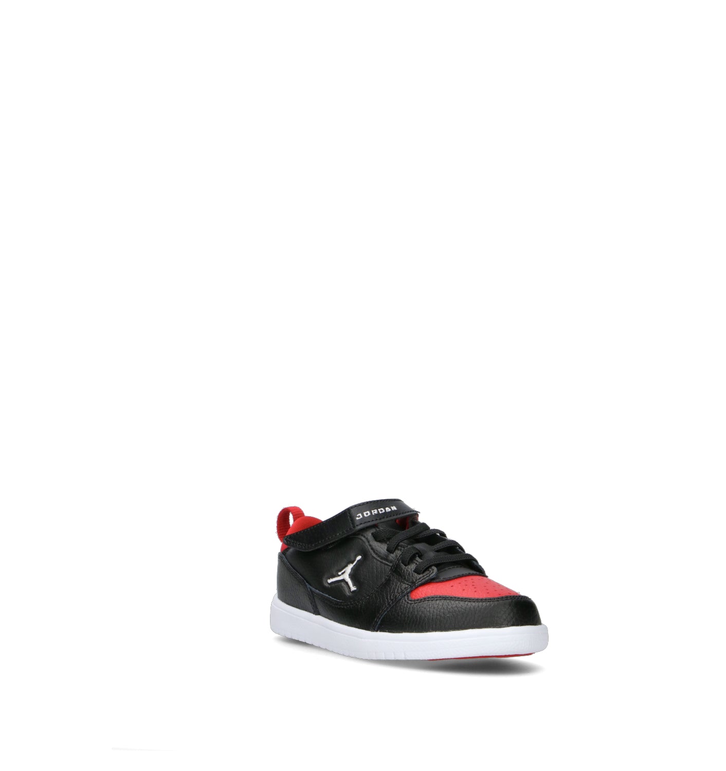 NIKE JORDAN COURT CONNECT LOW (PS) Sneaker bimbo nera/rossa