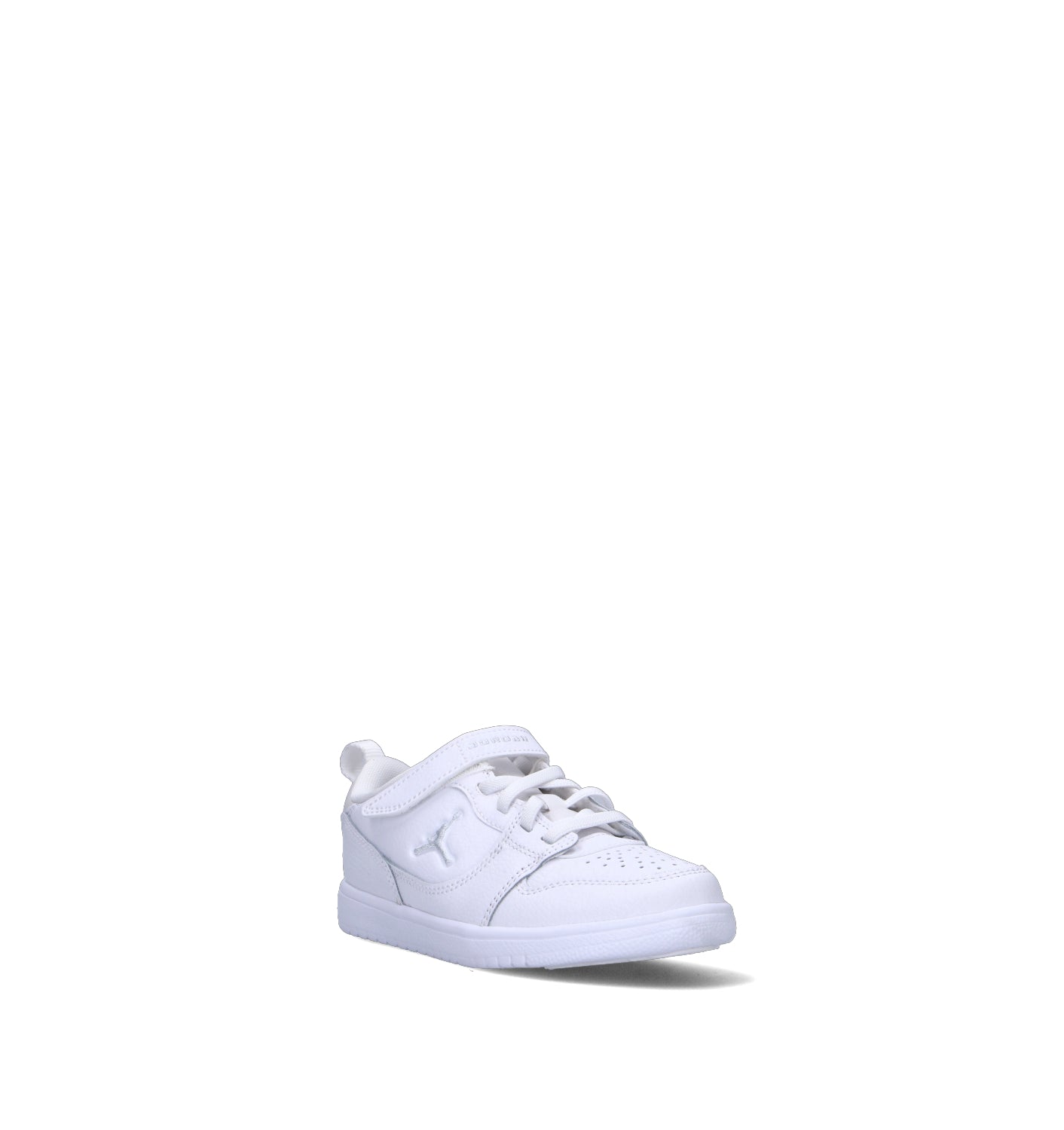 NIKE JORDAN COURT CONNECT LOW (PS) Sneaker bimbo bianca
