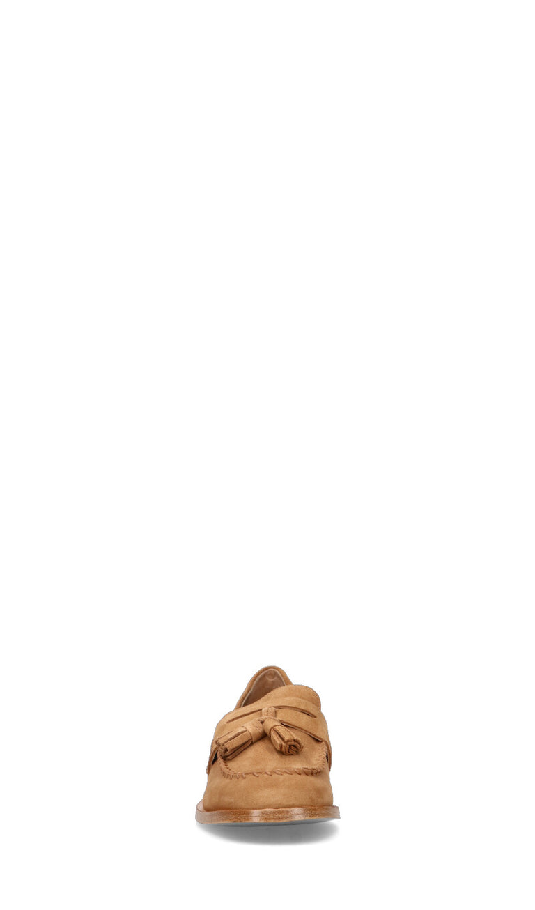 JANET&JANET Mocassino donna cuoio in suede