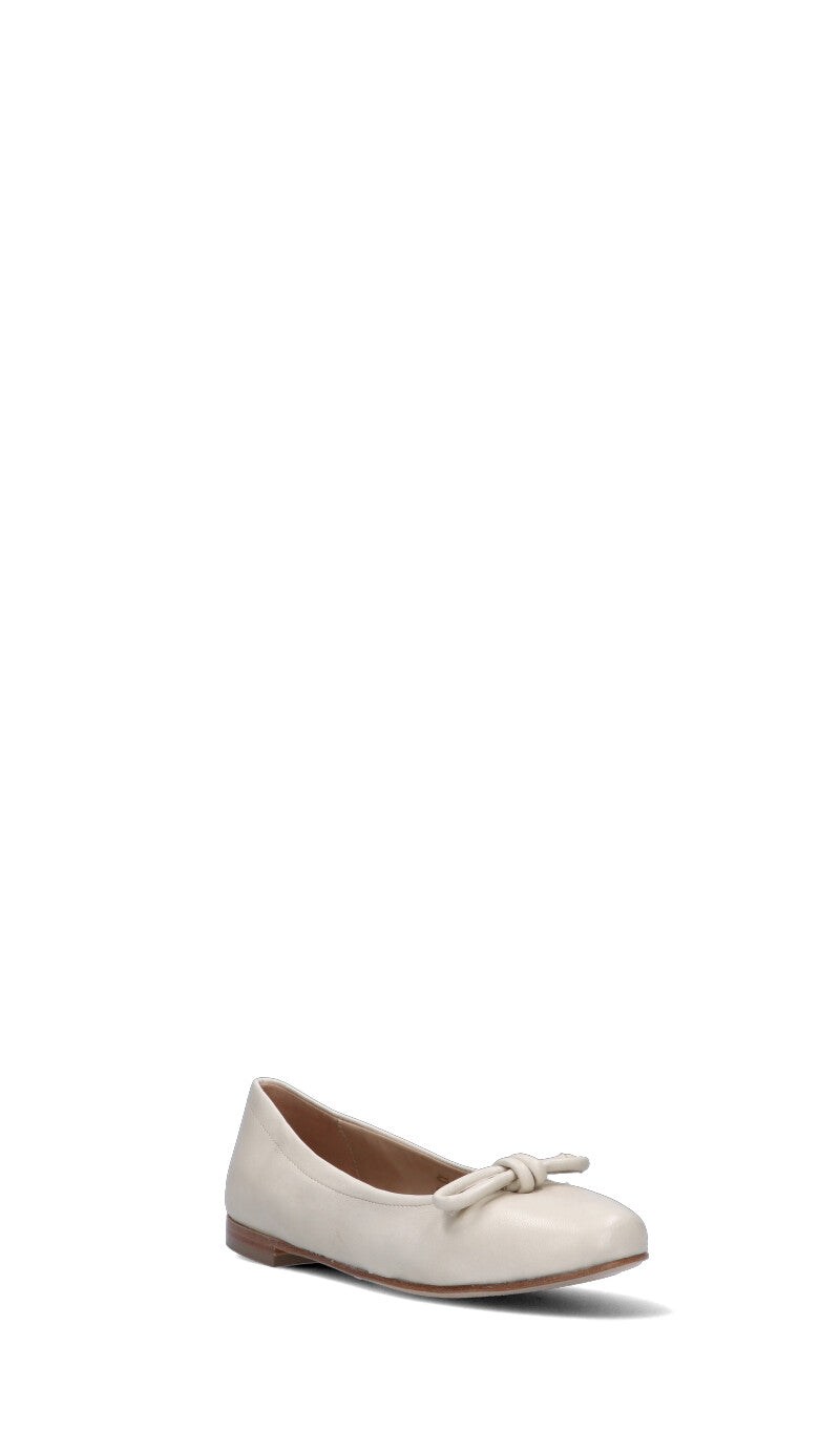 JANET&JANET Ballerina donna bianca in pelle