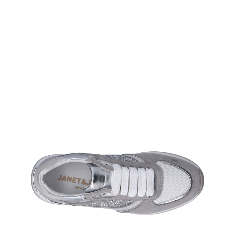 JANET&JANET Sneaker donna argento