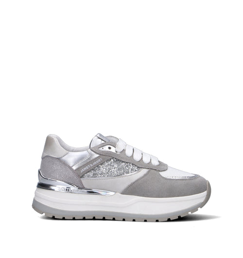 JANET&JANET Sneaker donna argento