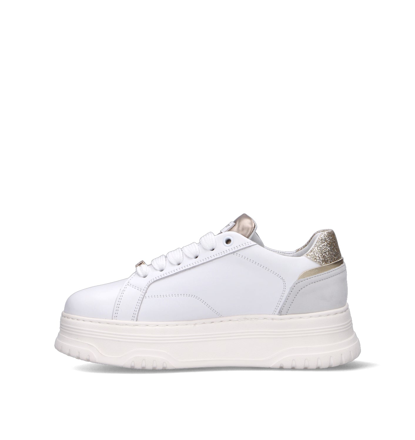 JANET&JANET Sneaker donnabianca in pelle