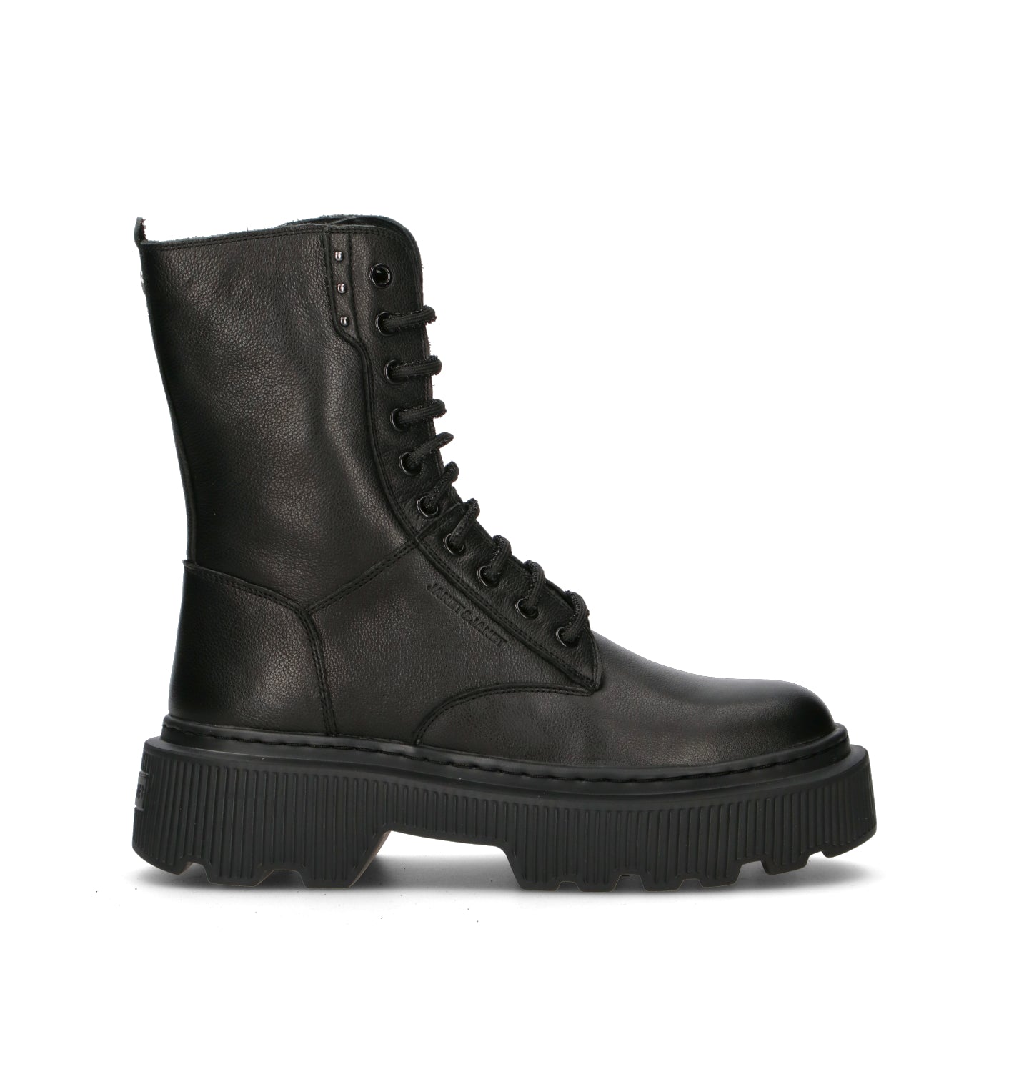 JANET&JANET Anfibio donna nero in pelle