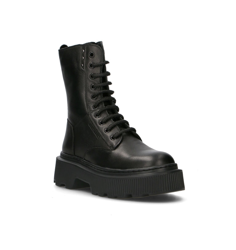 JANET&JANET Anfibio donna nero in pelle