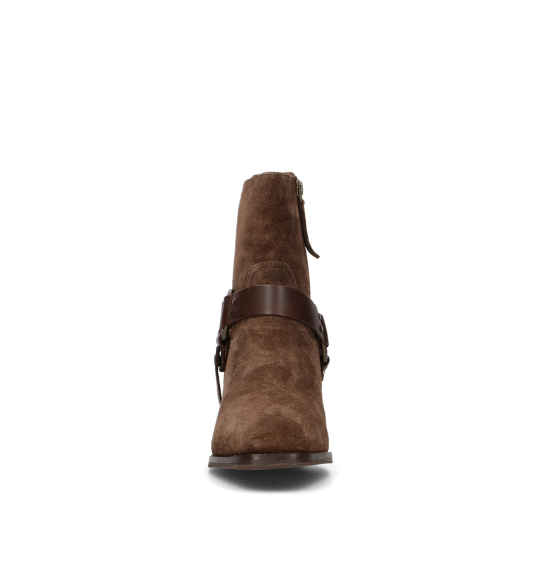 JANET&JANET Tronchetto donna marrone in suede