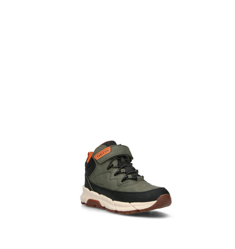 GEOX Sneaker bimbo oliva waterproof