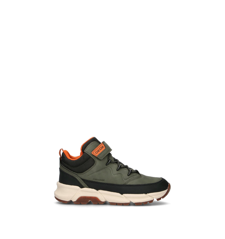 GEOX Sneaker bimbo oliva waterproof